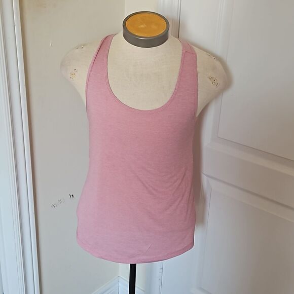 RBX Women's Active Racer Back Top Medium Pink & White - Picture 2 of 16